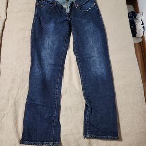 GAP Men's Straight Jeans in Dark Blue